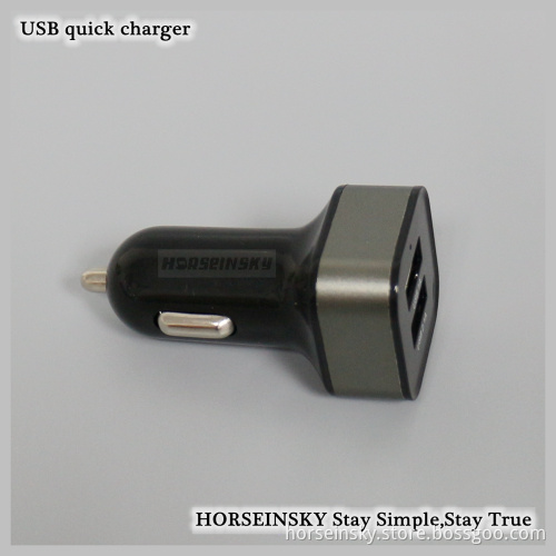 High Quality USB Charger Dual Port USB Car Charger for Cell Phone